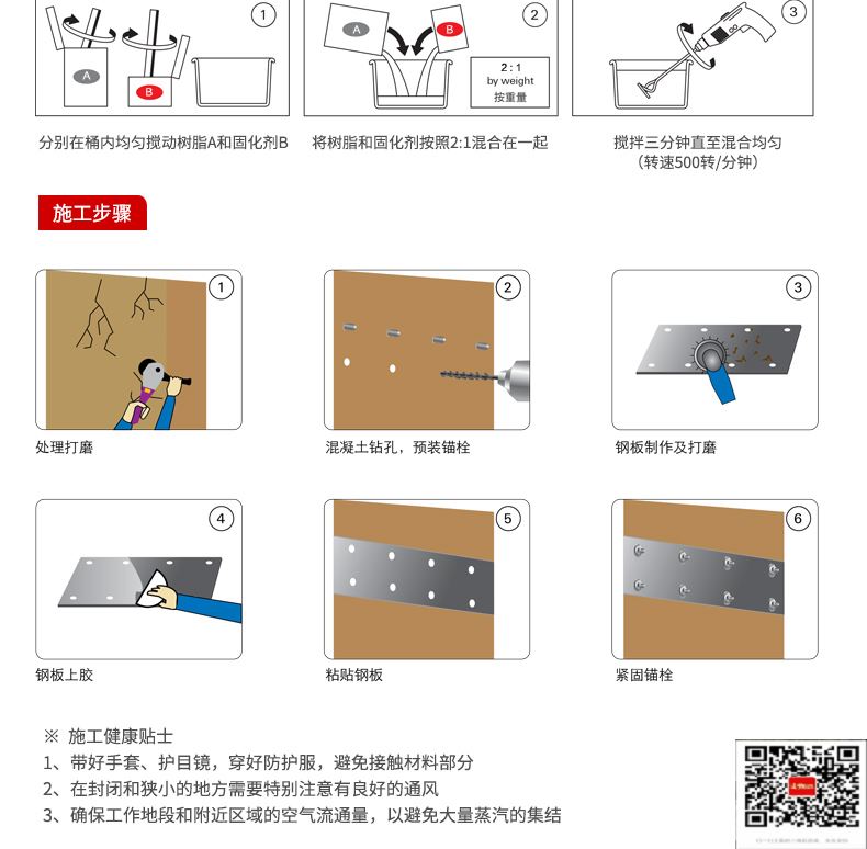 包钢潮州粘钢加固施工过程